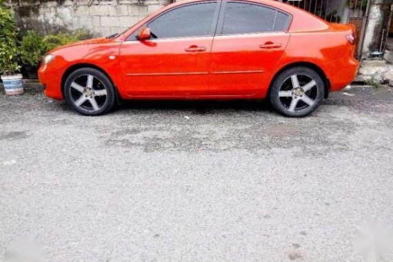 Mazda 3 2007 Automatic 1.6L Orange For Sale 