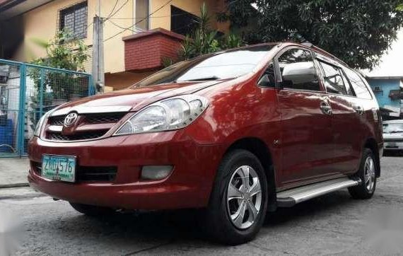 2008 Toyotal Innova J MT Red SUV For Sale 