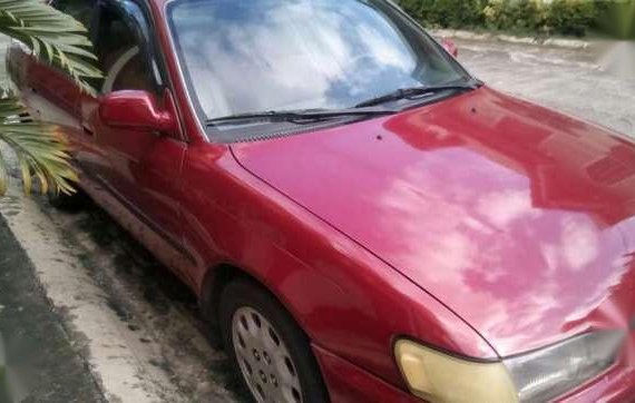 Toyota corolla gli sedan red for sale 