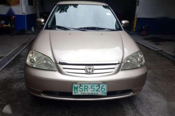 2001 Honda Civic vtis AT Dimension