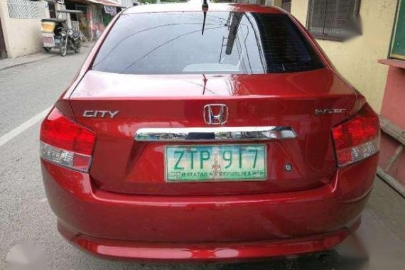 Honda City 2009 1.3S Manual Red For Sale 