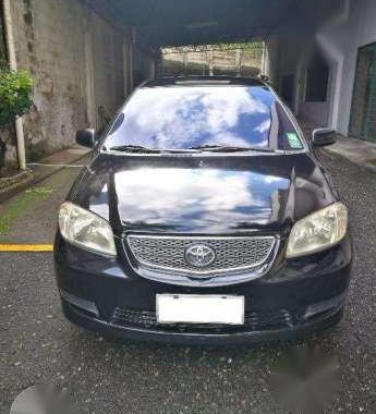 Toyota Vios 2003 MT Black Sedan For Sale 