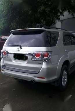 Toyota Fortuner 2013 Manual Silver For Sale 