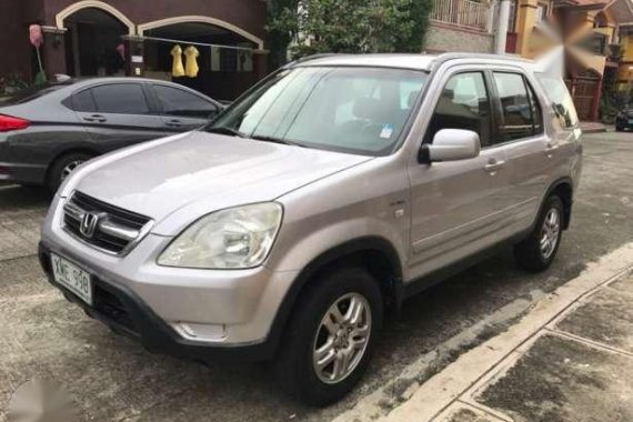 2003 Honda CRV AT 4x2 Silver For Sale 