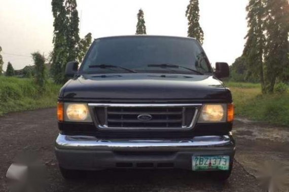 2005 Ford E150 AT Van Black For Sale 