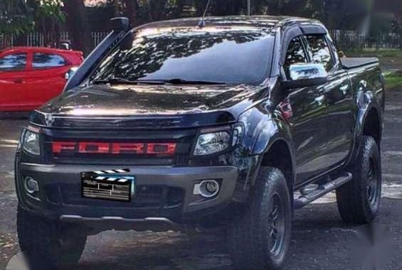 Ford Ranger 2013 2.2 black color for sale 