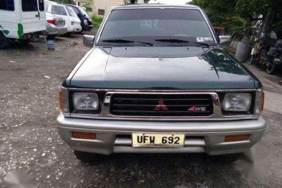 Mitaubishi L200 4WD Pickup 4x4 Green For Sale 