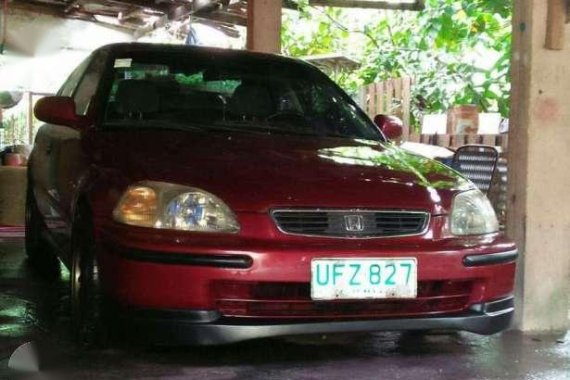 Honda Civic Vti Vtec 1997 MT Red For Sale 