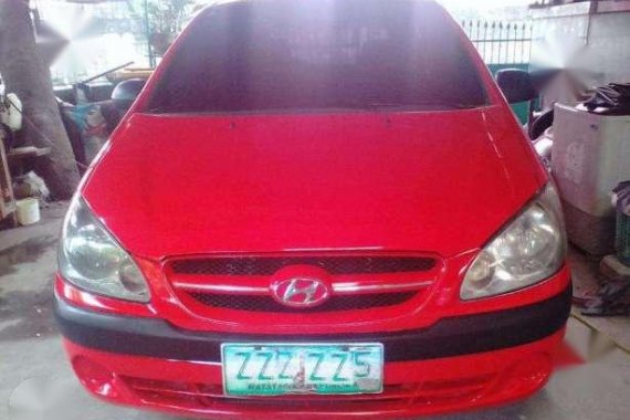 2008 Hyundai Getz MT Red HB For Sale 
