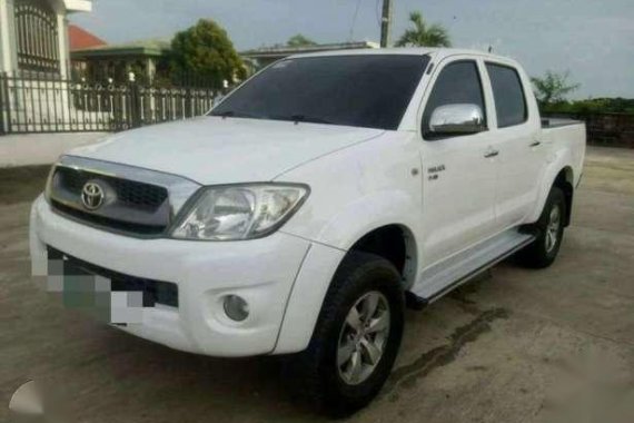 2010 Toyota Hilux G Manual White For Sale 