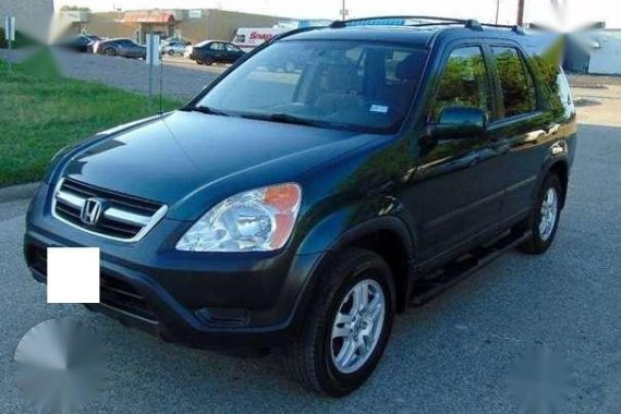 year 2003 Honda CRV ( color - dark green ) automatic-GAS