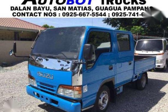 Isuzu Elf Double Cab Cargo Dropside For Sale 