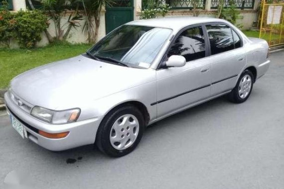 1995 Toyota Corolla Gli 1.6 MT Silver For Sale 