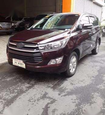 Low Mileage 2017 Toyota Innova E 2.8 Diesel AT For Sale