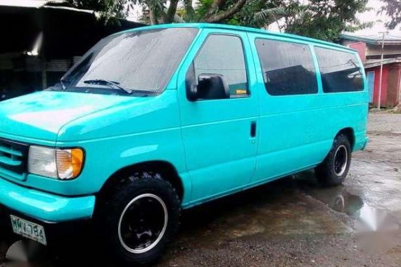 Ford E-150 Van Manual Blue For Sale 