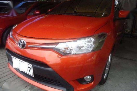 2016 Toyota Vios E AT Orange Sedan For Sale 