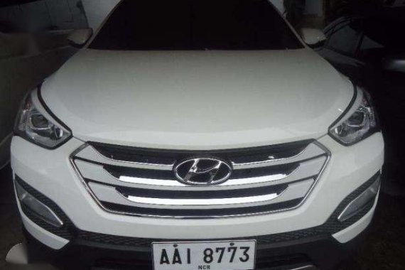 2014 Hyundai Santa Fe MT DSL White For Sale 