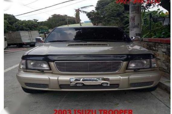 2003 Isuzu Trooper AT Grey SUV For Sale 