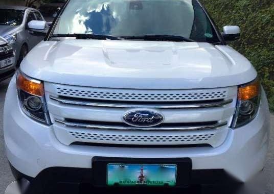 2013 Ford Explorer 4x4 3.5 AT White For Sale 