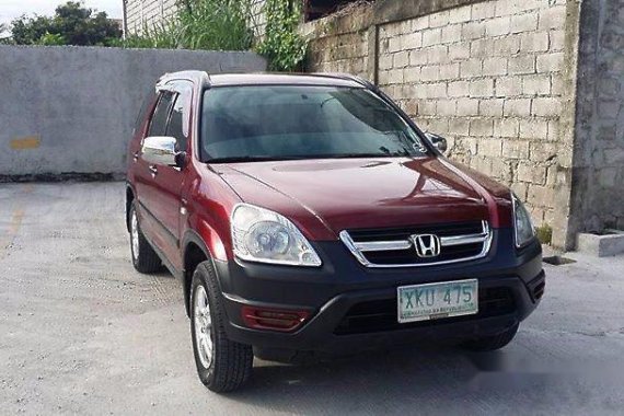 Honda CR-V 2003 Red for sale