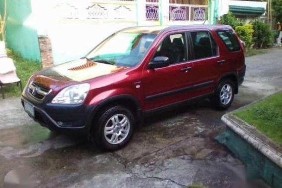 2004 Honda Crv MT Red SUV For Sale 