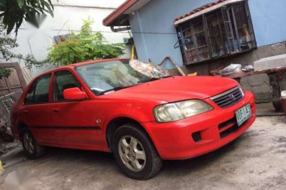Honda City Type Z 2001 1.3 MT Red For Sale 