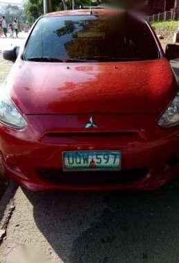 Mitsubishi Mirage GLX 2013 MT Red For Sale 