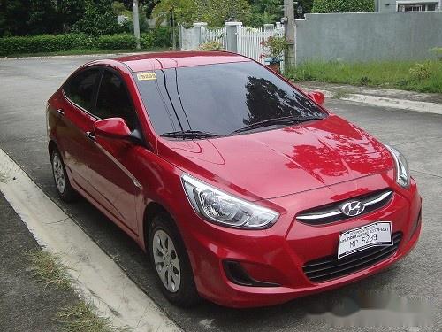 2016 Hyundai Accent red for sale