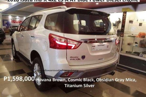 2018 Isuzu mu-X 4x2 LS-A AT 8N 3.0L