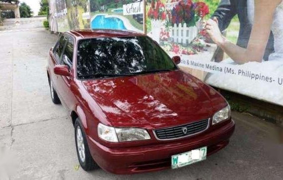 Toyota Corolla Gli 1.6 1998 MT Red For Sale 