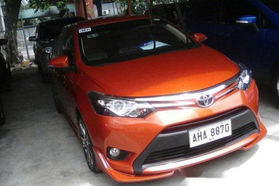 Toyota Vios 2015 ORANGE FOR SALE