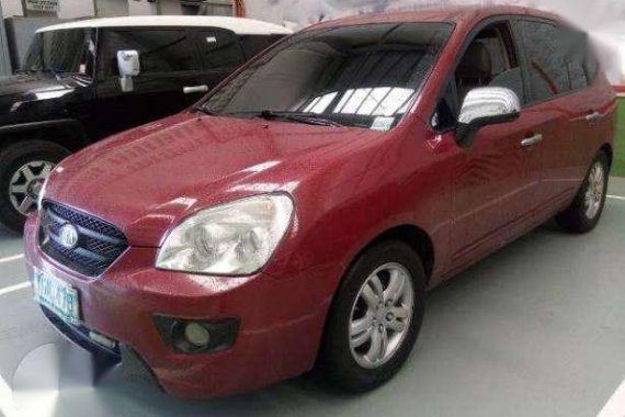 Fresh Kia Carens 2008 MT Red SUV For Sale 