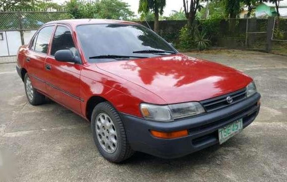 Toyota Corolla 1995 1.3 MT Red For Sale 