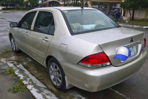 2007 Mitsubishi Lancer beige for sale