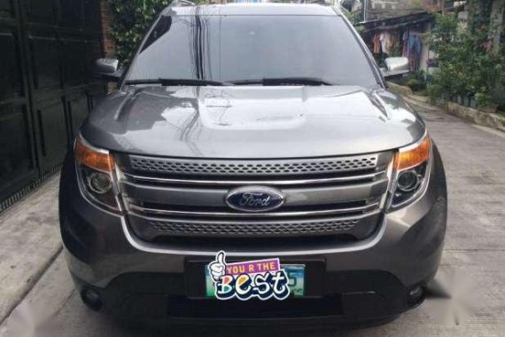2013 Ford Explorer 4x4 3.5Li V6 AT Gray For Sale 