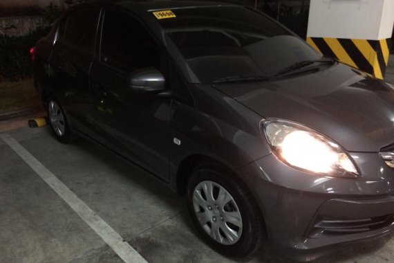 Honda Brio 2015 Gasoline Automatic Grey for sale 