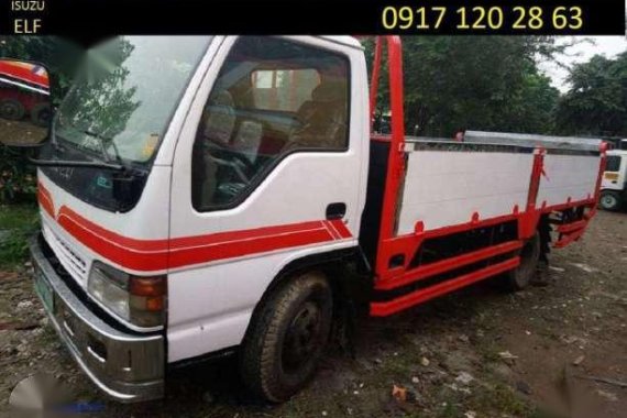 isuzu elf giga npr 15ft dropside with lifter