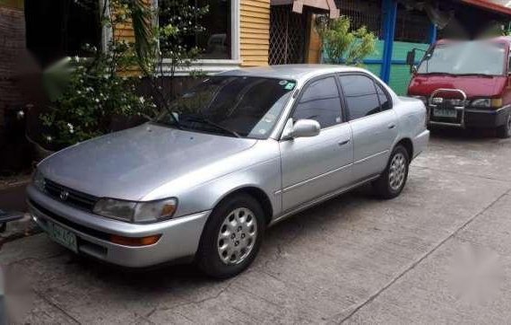 1995 Toyota Corolla GLi MT Silver For Sale 