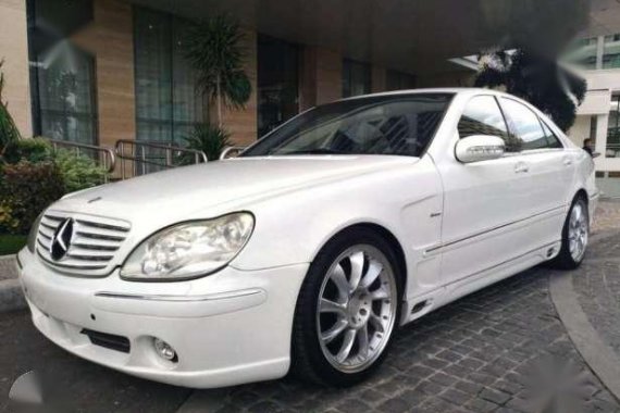 1999 Mercedes Benz S320 AT White For Sale 