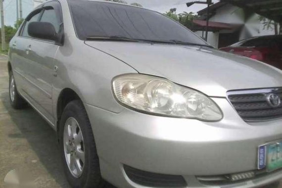 Toyota Corolla Altis E 2005 AT Silver For Sale 