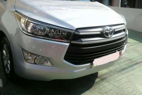 Fresh 2017 Toyota Innova E MT Silver For Sale 