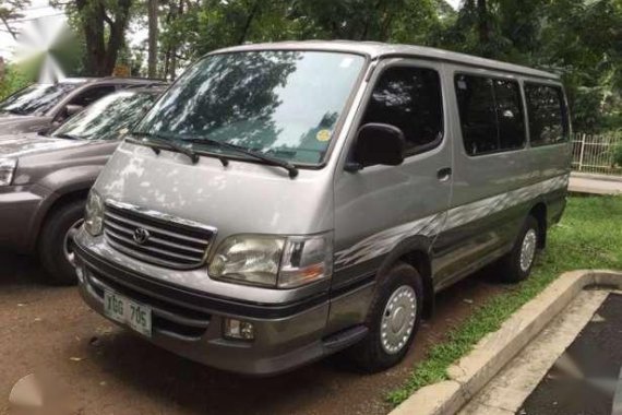 2003 Toyota HiAce MT Gasoline Silver For Sale 