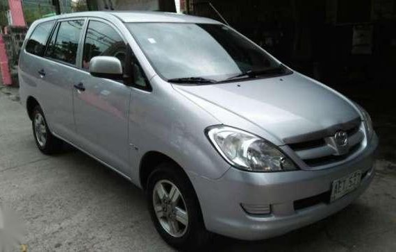 Toyota Innova 2007 Diesel Manual Silver For Sale 