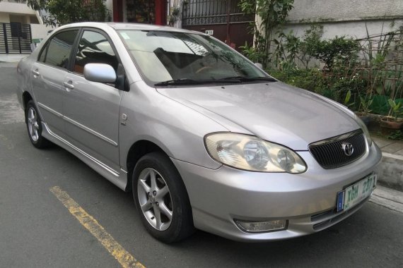2003 Toyota Corolla In-Line Automatic silver for sale at best price 