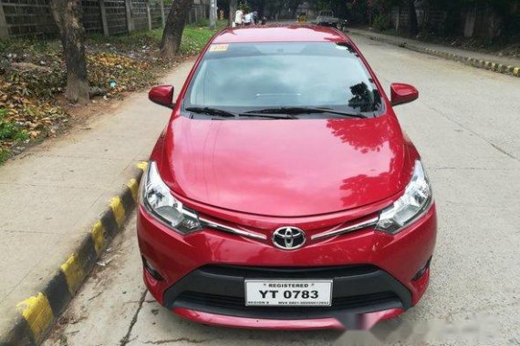 Toyota Vios 2016 Red for sale