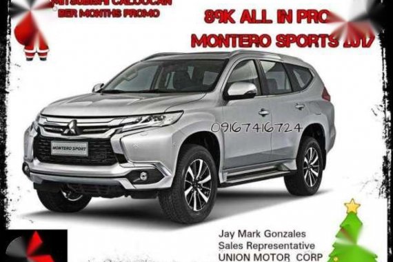 2017 Montero sports GLS AT low dp 119k all in and honest deal