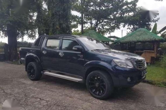 2012 Toyota Hilux G 4x2 MT Blue For Sale 