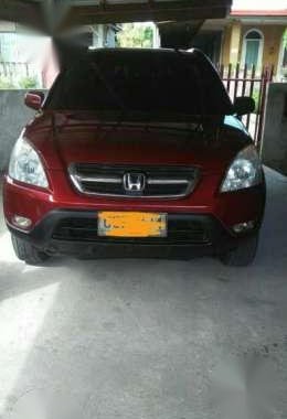 Honda CRV 2003 Manual Red SUV For Sale 