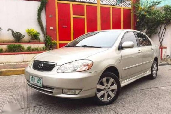 Toyota Corolla Altis G 2002 AT Beige For Sale 