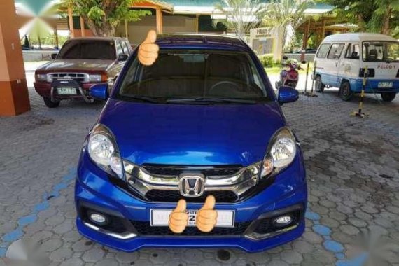 Honda Mobilio RS 2016 AT Blue For Sale 